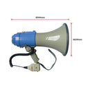 25W Megaphone PA System Loud Speaker Voice Recorder