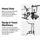 Lat PullDown Low Row Fitness Machine