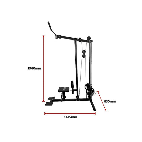 Lat PullDown Low Row Fitness Machine