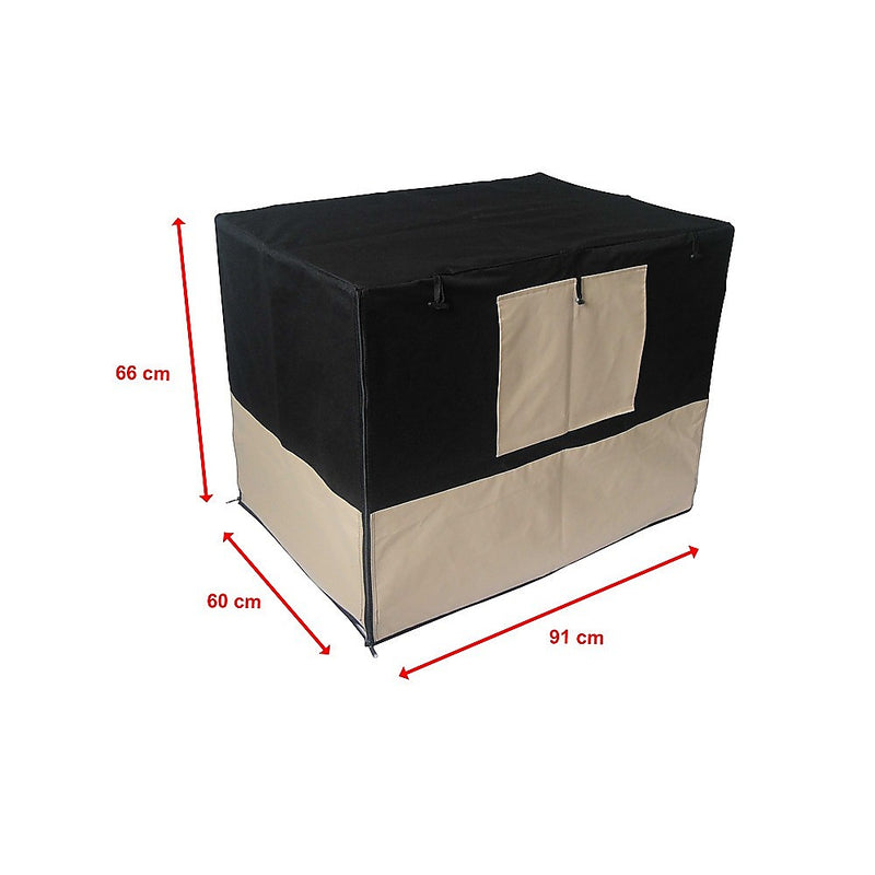 36 Pet Dog Crate with Waterproof Cover"