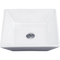 Bathroom Ceramic Rectangular Above Countertop Basin for Vanity