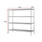 Modular Chrome Wire Storage Shelf 1500 x 450 x 1800 Steel Shelving