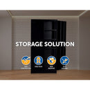 Two-Door Shelf Office Gym Filing Storage Locker Cabinet Safe