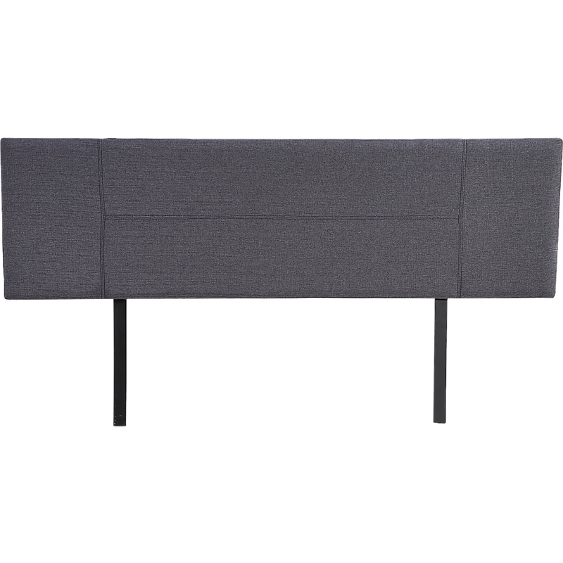 Linen Fabric King Bed Headboard Bedhead - Grey