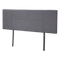 Linen Fabric Queen Bed Headboard Bedhead - Grey