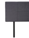 Linen Fabric Single Bed Headboard Bedhead - Grey