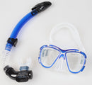 Adult Snorkeling Swimming Diving Mask & Snorkel - Quality Tempered Glass