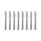 32 Piece Stainless Steel Cutlery Set Knives Fork Spoon Teaspoon