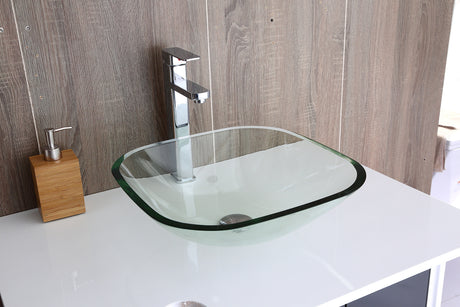 12mm Tempered Glass Above Countertop Basin for Vanity