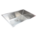 810x505mm Handmade 1.5mm Stainless Steel Undermount / Topmount Kitchen Sink with Square Waste