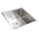 430x455mm Handmade 1.5mm Stainless Steel Undermount / Topmount Kitchen Sink with Square Waste