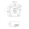 430x455mm Handmade 1.5mm Stainless Steel Undermount / Topmount Kitchen Sink with Square Waste