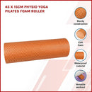 45 x 15cm Physio Yoga Pilates Foam Roller