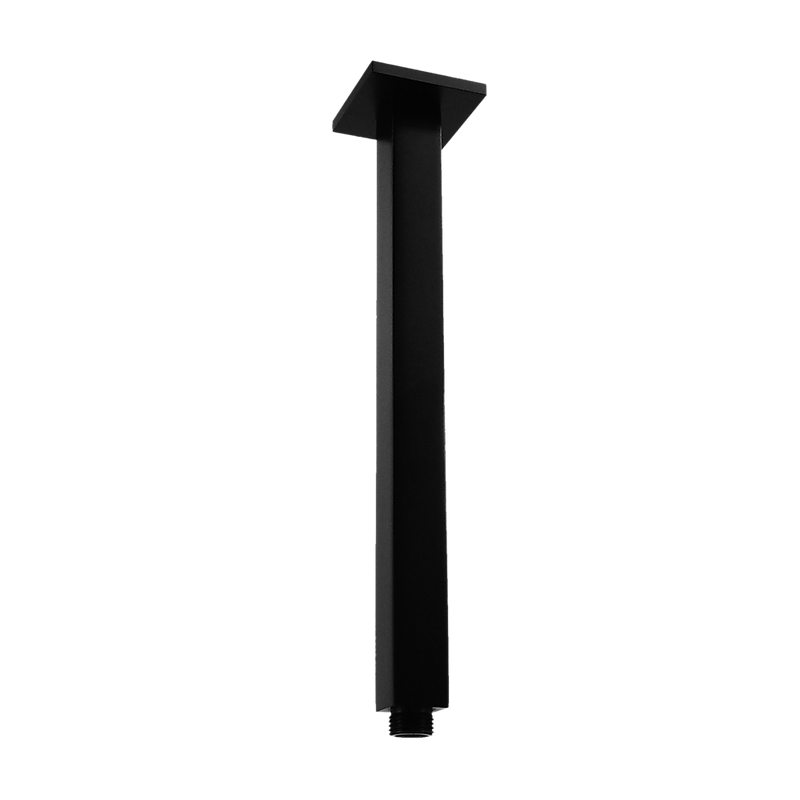 Shower Head Arm Wall Connector Electroplated Matte Black Finish