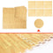12 Tiles EVA Fitness Home Yoga Gym Interlocking Floor Puzzle Mat - Wood Colour