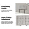 Linen Fabric Double Bed Deluxe Headboard Bedhead - Beige