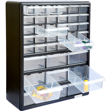 Storage Cabinet Drawers 39 Plastic Tool Box Containers Organiser Cupboard