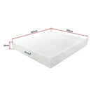 Palermo King 25cm Gel Memory Foam Mattress  - Dual-Layered  - CertiPUR-US Certified