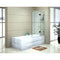 1200 x 1450mm Frameless Bath Panel 10mm Glass Shower Screen By Della Francesca