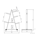 Olympic Weight Plate Storage Rack 250kg Capacity