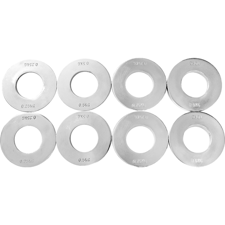 Chrome Metric Fractional Olympic Weight Plates 0.25 - 1.0kg