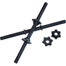 45cm - 1 Pair Dumbbell Bar 25mm Diameter - PVC Coated Dumbell Handle