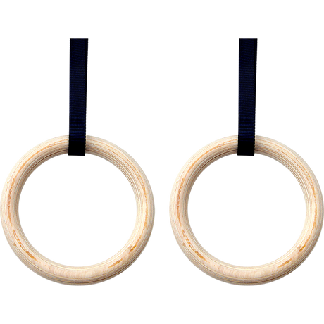Wooden Gymnastic Rings Olympic Gym Strength Training