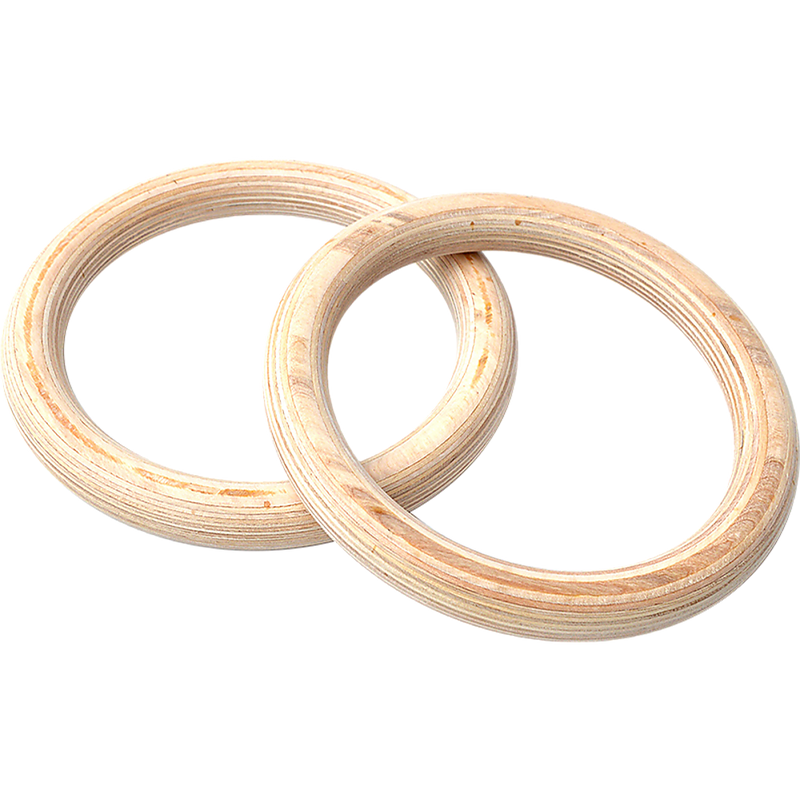 32mm Wooden Gymnastic Rings Olympic Gym Rings Strength Training