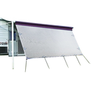 4.9m Caravan Privacy Screen Side Sunscreen Sun Shade for 17' Roll Out Awning