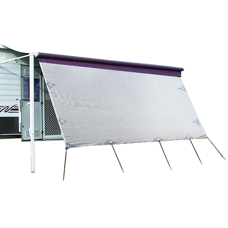 4.0m Caravan Privacy Screen Side Sunscreen Sun Shade for 14' Roll Out Awning