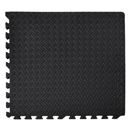 12 Tiles EVA Rubber Foam Gym Mat 60cm x 60cm 2.5cm Fitness Flooring