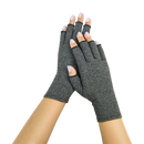 Arthritis Gloves Compression Joint Finger Hand Wrist Support Brace - Medium