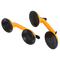 2x 100kg Aluminum Alloy Double Locking Suction Cup Glazer Glass Sucker Lifter