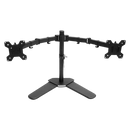 13-27" Dual Screen Monitor Stand TV Bracket Computer Display Desk Mount Holder"