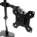 13-27" Dual Screen Monitor Stand TV Bracket Computer Display Desk Mount Holder"