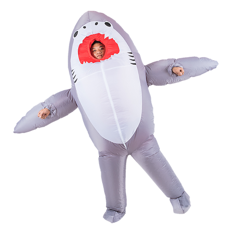 Shark Fancy Dress Fan Inflatable Costume  Suit