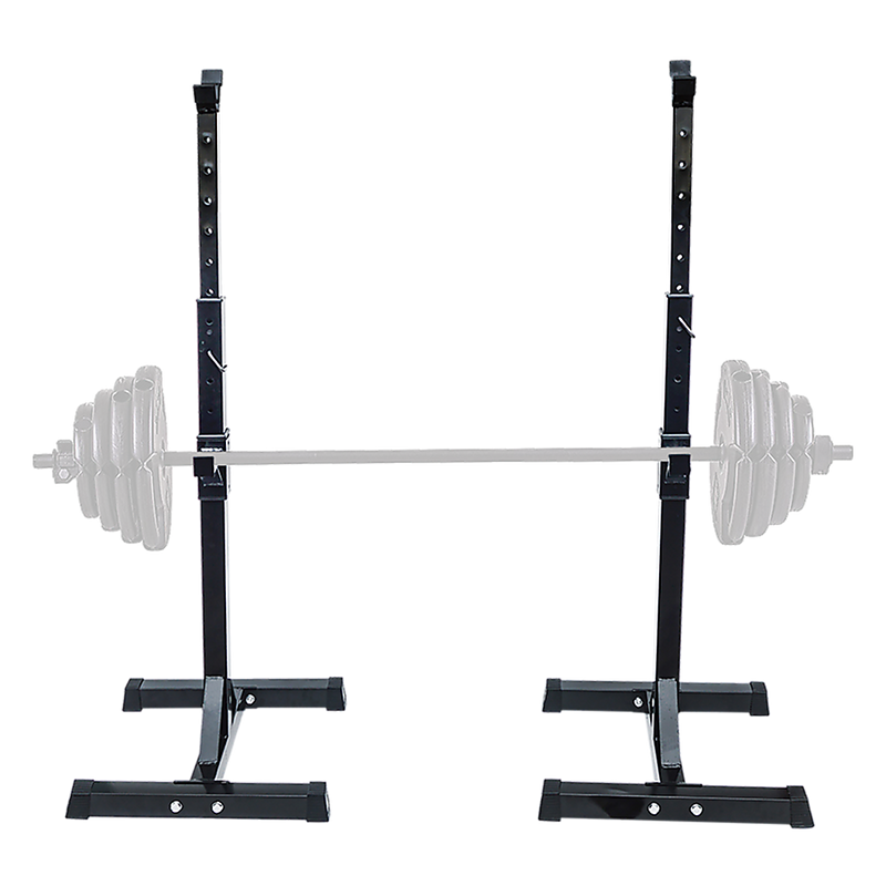 Pair of Adjustable Squat Rack Sturdy Steel Barbell Bench Press Stands GYM/HOME