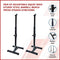 Pair of Adjustable Squat Rack Sturdy Steel Barbell Bench Press Stands GYM/HOME