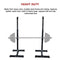 Pair of Adjustable Squat Rack Sturdy Steel Barbell Bench Press Stands GYM/HOME