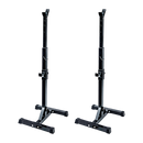 Pair of Adjustable Squat Rack Sturdy Steel Barbell Bench Press Stands GYM/HOME