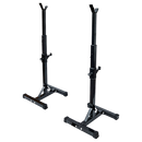 Pair of Adjustable Squat Rack Sturdy Steel Barbell Bench Press Stands GYM/HOME