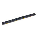 180cm Heavy Duty Rubber Curb Parking Guide Wheel Driveway Stopper Reflective Yellow