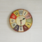 Large Colourful Wall Clock Kitchen  Office Retro Timepiece