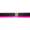 2.2m Gymnastics Folding Balance Beam Pink Synthetic Suede