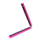 2.2m Gymnastics Folding Balance Beam Pink Synthetic Suede