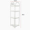 Shower Corner Shelf White Caddy Bathroom Shelves Organiser Bath Storage Rack 4