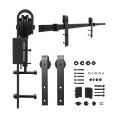 1.8m Sliding Barn Door Hardware Heavy Duty Sturdy Kit