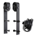 1.8m Sliding Barn Door Hardware Heavy Duty Sturdy Kit