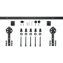 2M Big Spoke Wheel Sliding Barn Door Hardware