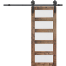 2M Big Spoke Wheel Sliding Barn Door Hardware